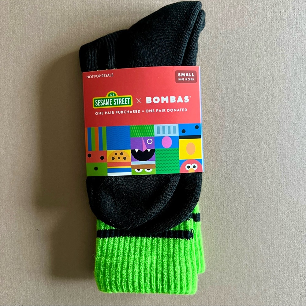 Bombas x Oscar the Grouch Youth Athletic Socks